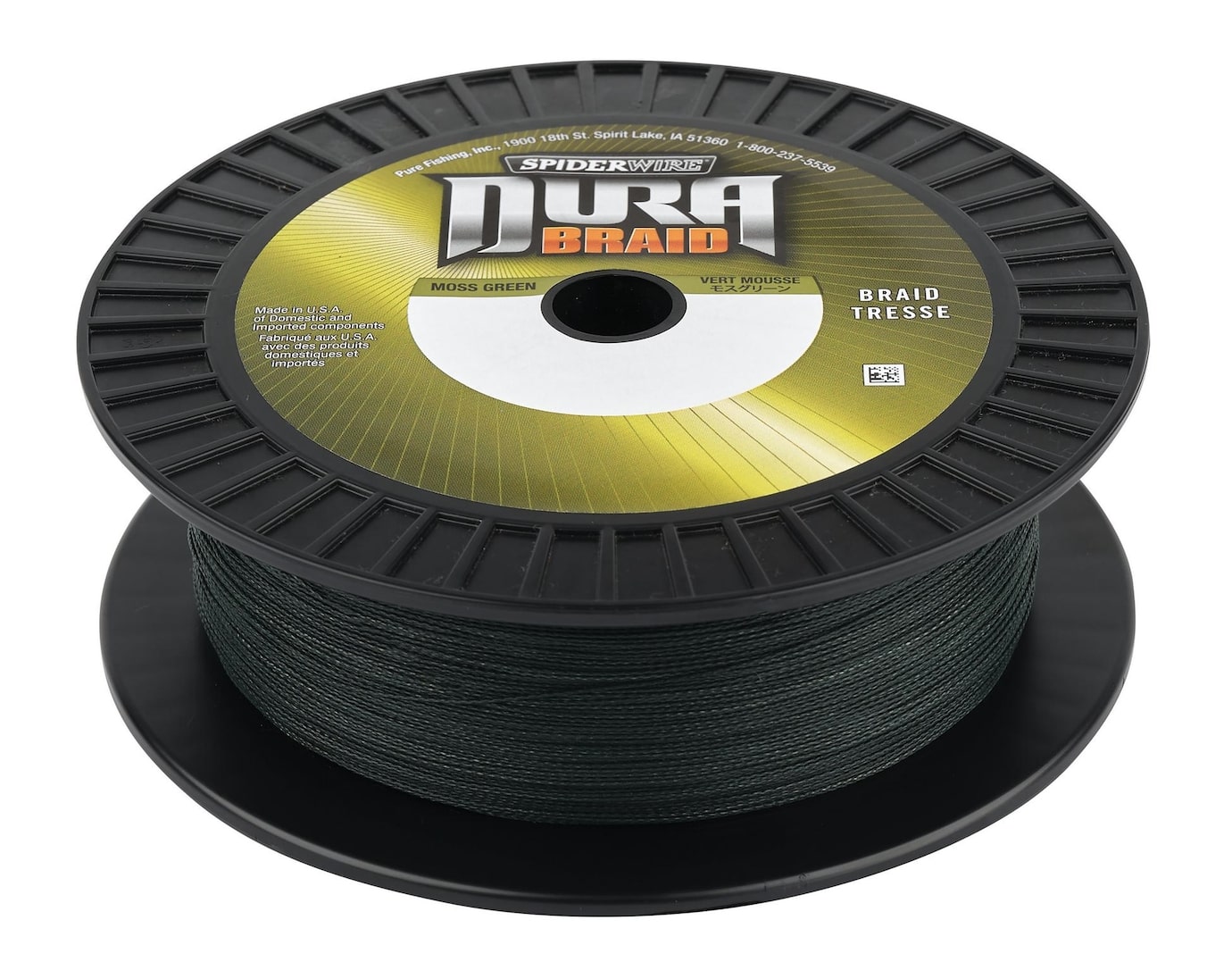 Spiderwire DuraBraid Geflochtene Schnur Moss Green (275m)