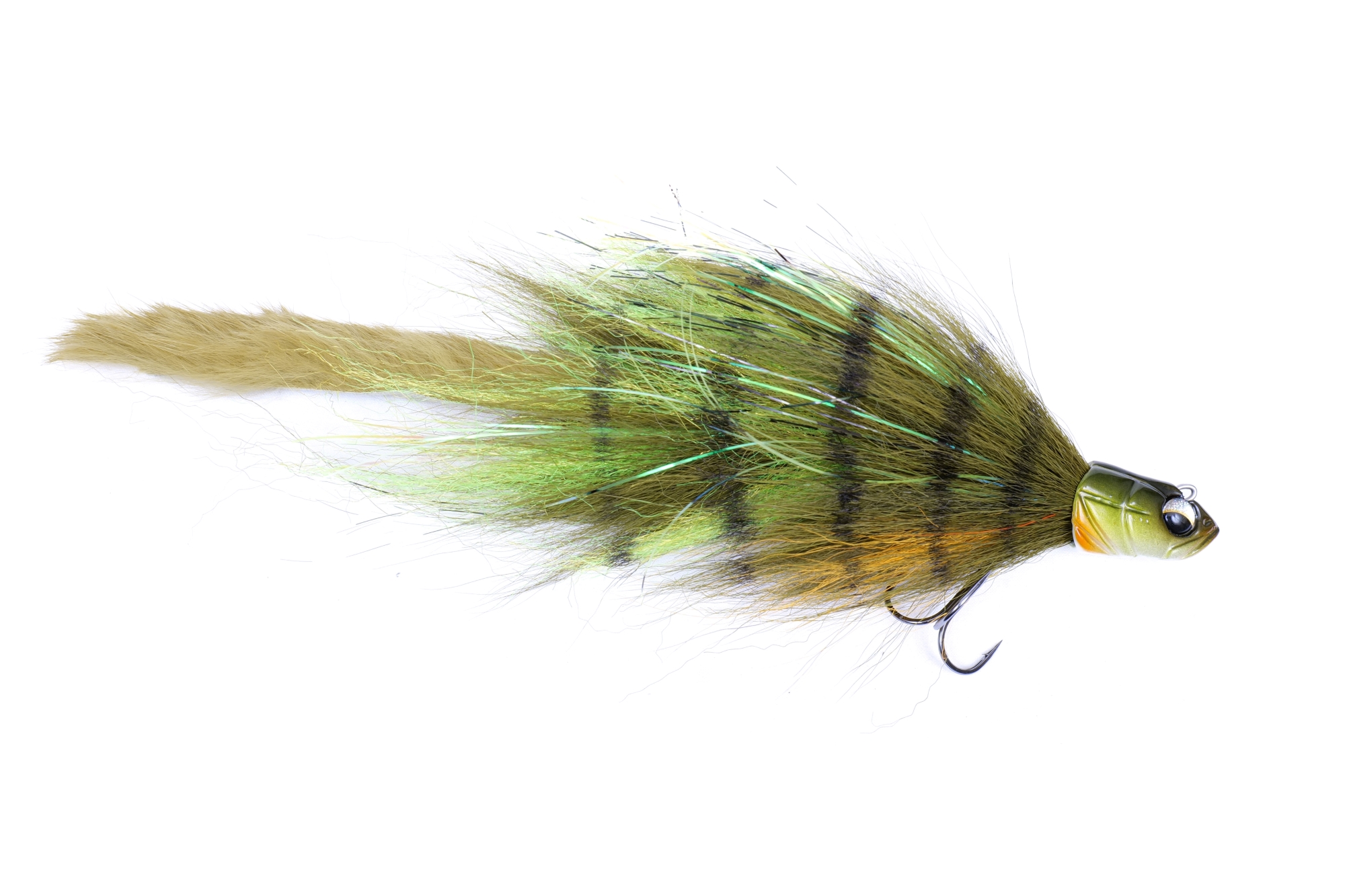 BIM Tackle Crazy Rabbit Streamer Bleifrei 29cm (33g) - Natural Perch