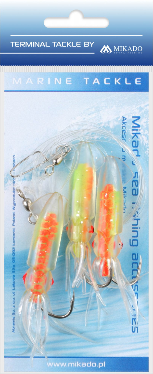 Mikado Squid Rig - Gelb/Orange