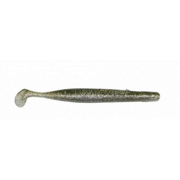 Savage Gear Gravity Stick 14cm 6 Stück - Paddletail - Green Silver UV