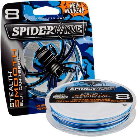 Spiderwire Stealth Smooth 8 Blue Camo Geflechtschnur
