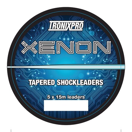 Tronixpro Xenon Tapered Leaders Clear 15m (5 Stück)