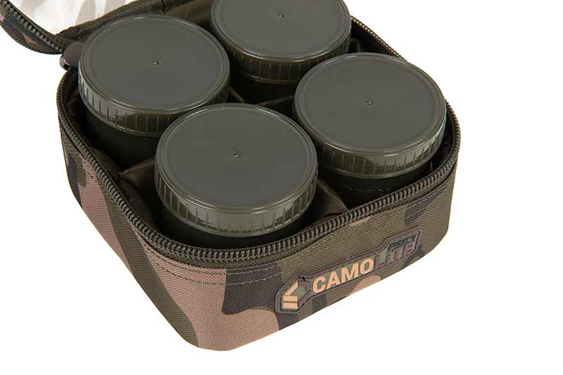 Fox Camolite 6er Hookbait Case (mit 6 Dosen)