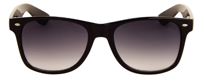 Classic Polarisierte Sonnenbrille - Schwarzes Gestell, Graue Gläser