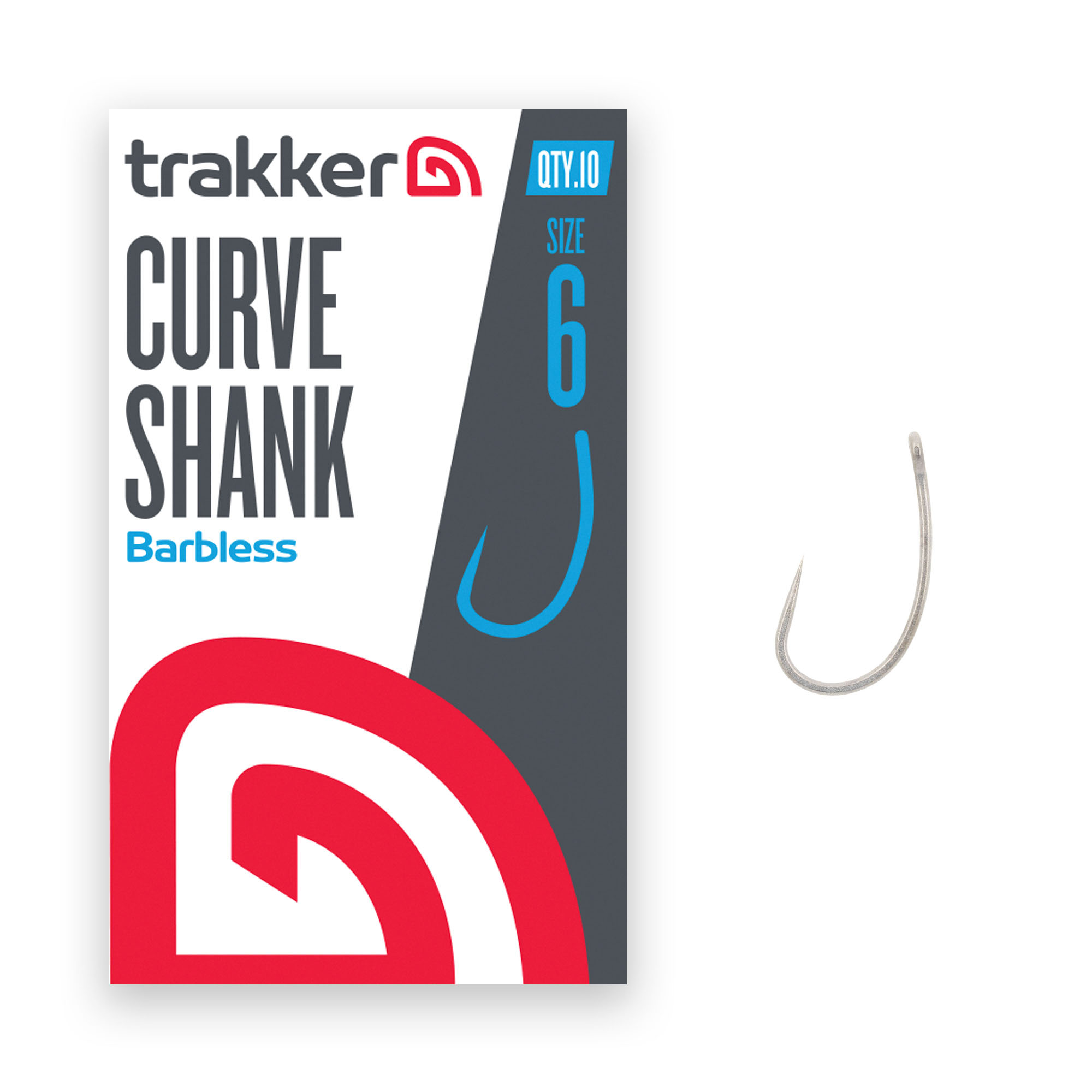 Trakker Curve Shank Hooks Barbless (10 Stück)
