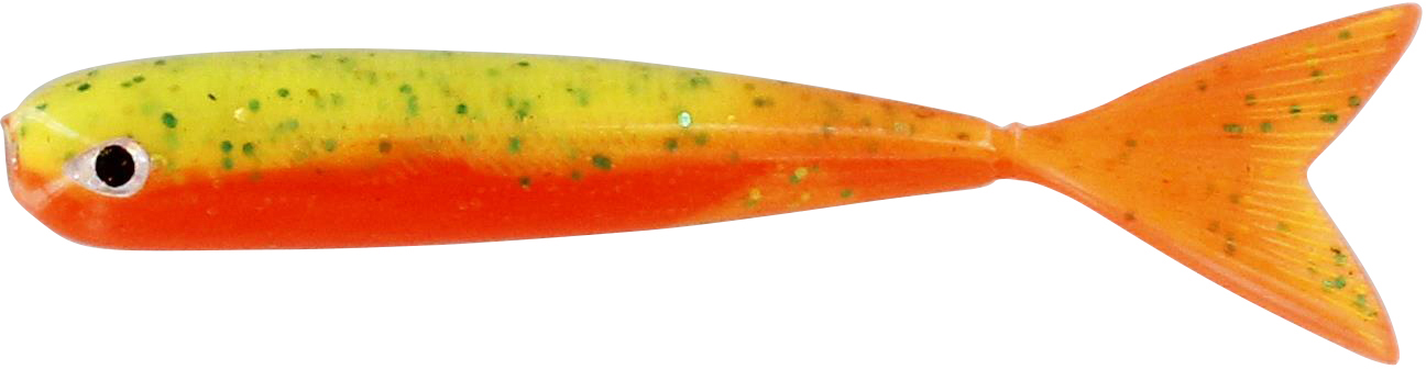 Westin Megateez V-Tail Shad 5cm (8 st) - Green Tomato