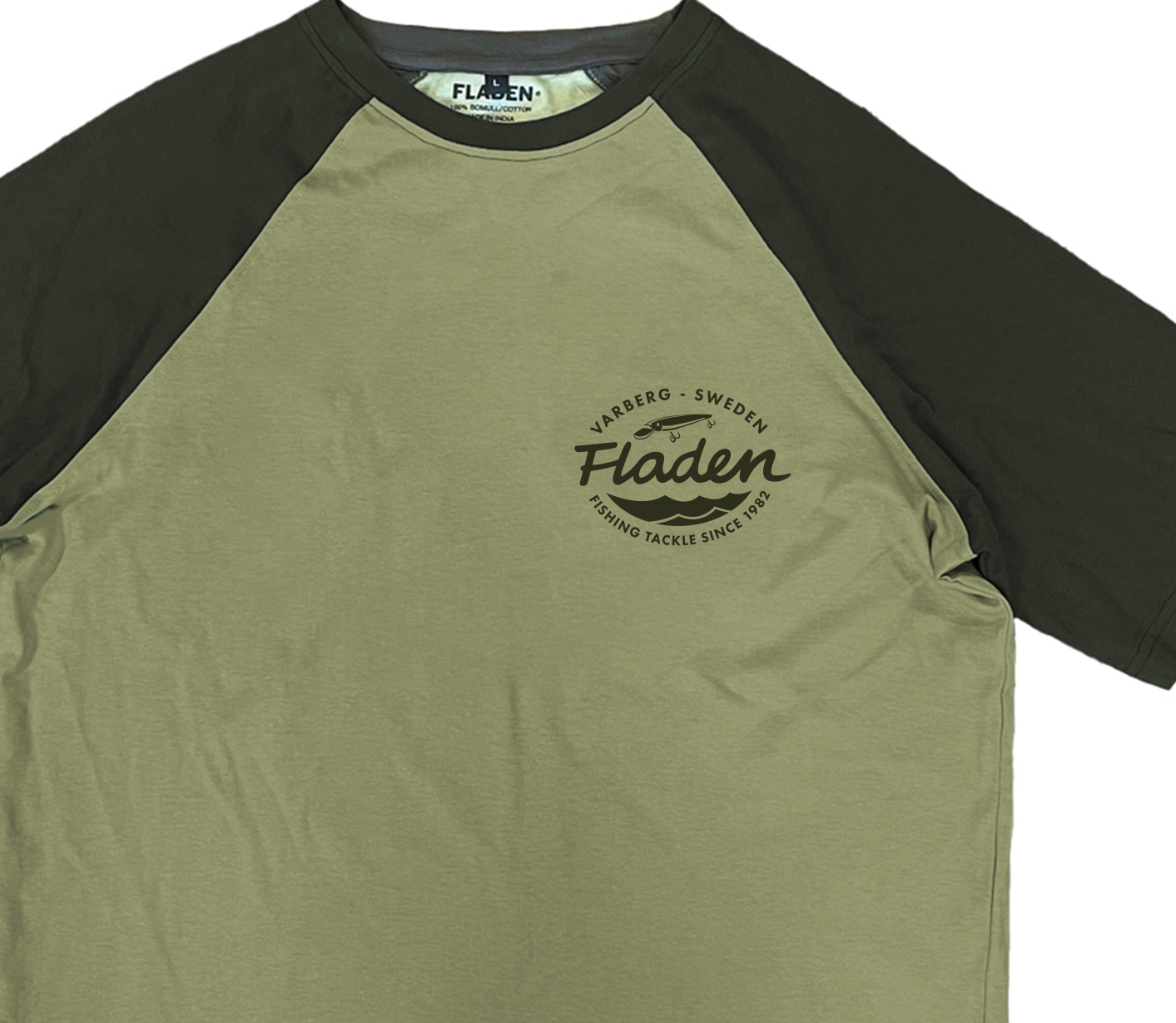 Fladen T-Shirt Duo Green Perch