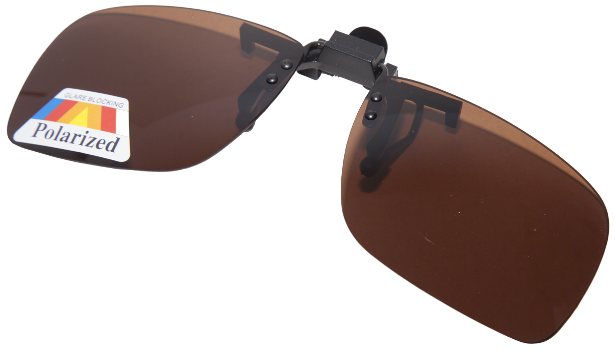 Ultimate Clip On Sunglasses - Braun