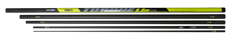 Matrix Torque Carp 8.5m Pole Kopfrute (mit Mini Ext. & 2pc Top Kit)