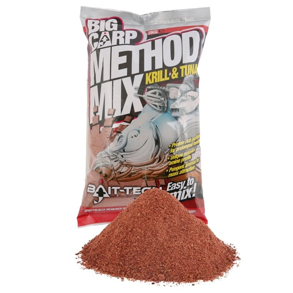 Bait-Tech Big Carp Method Mix Lockfutter (2kg) - Krill & Tuna