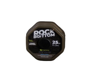Ridgemonkey Connexion Rock Bottom Tungsten Semi Stiff Coated Hooklink Vorfachmaterial (25lb)