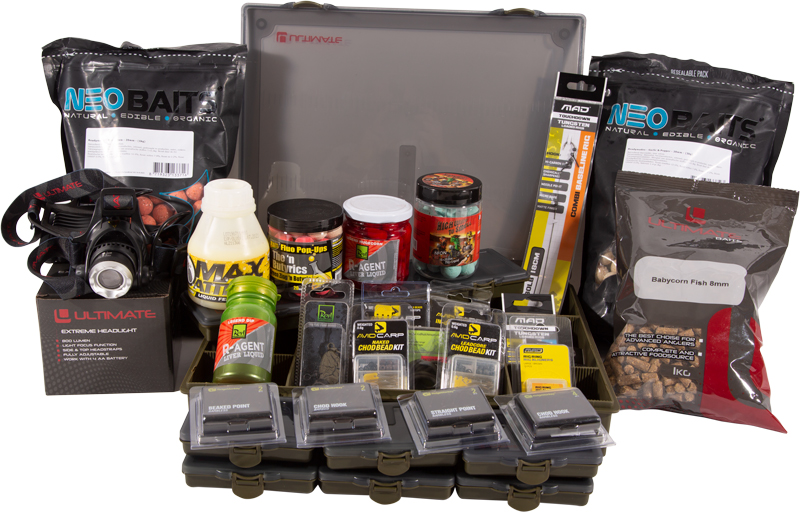 Adventure Carp Box Deluxe, randvoll mit End-tackle bekannter Topmarken!