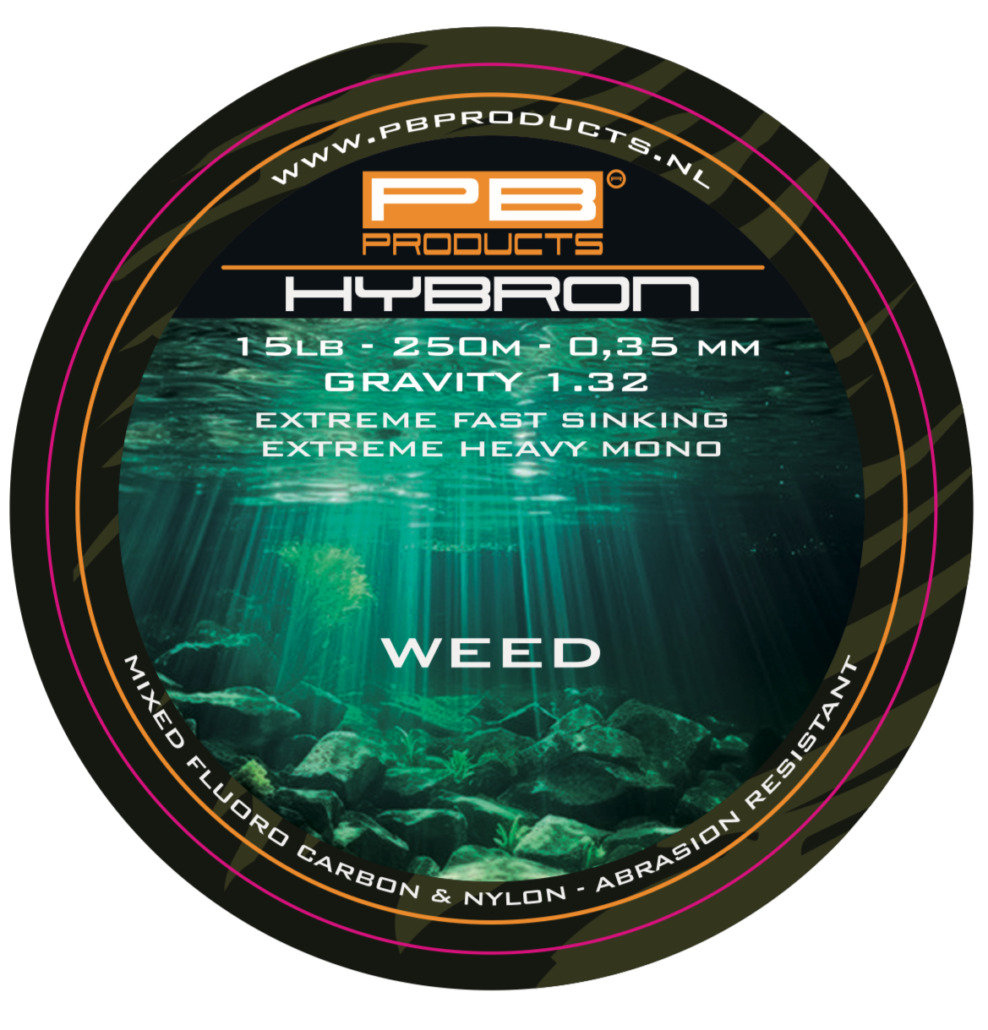 PB Products Hybron Weed 250m Monofilament Hauptschnur