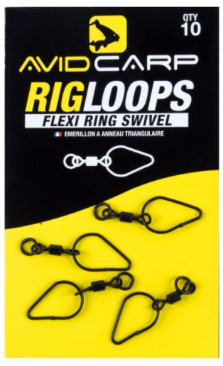 Avid Carp Rig Loops Flexi Ring Wirbel
