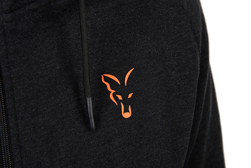 Fox Collection LW Hoody Schwarz & Orange