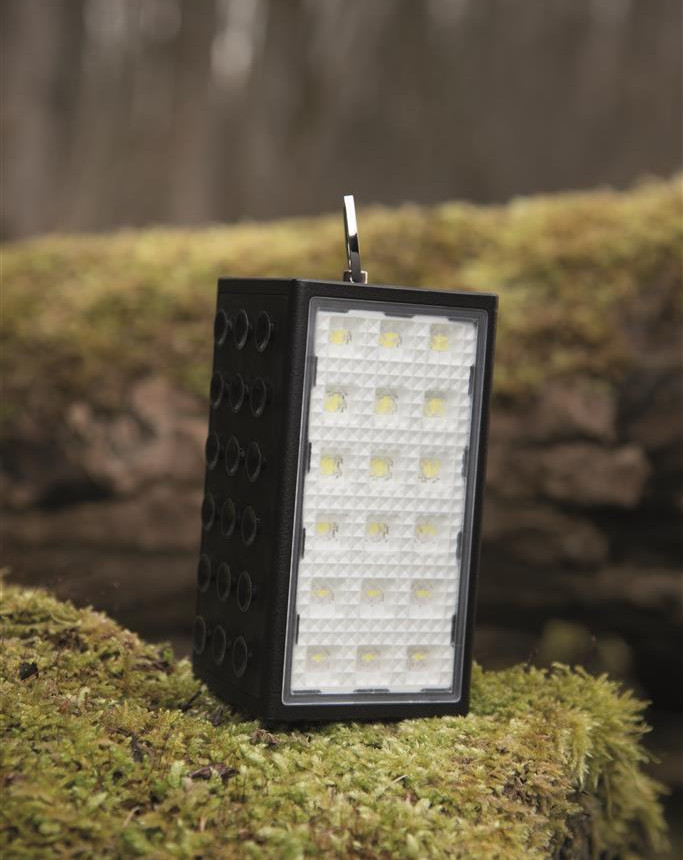 DÖRR Solar Powerbank with LED Light SL-10600 Black, Solaraufladung oder USB