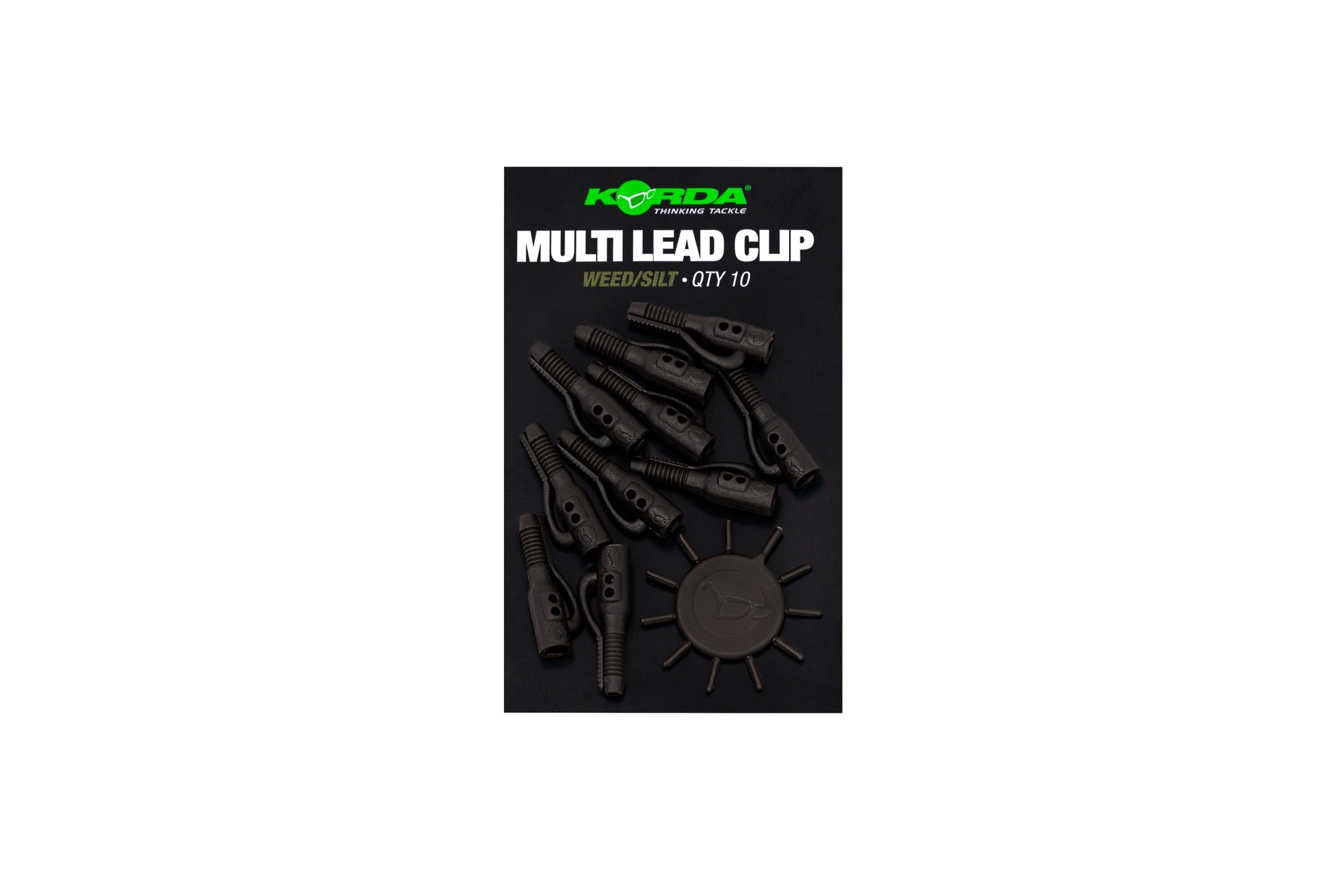 Korda Lead Clip Pin (10 Stück) - Weed/Silt