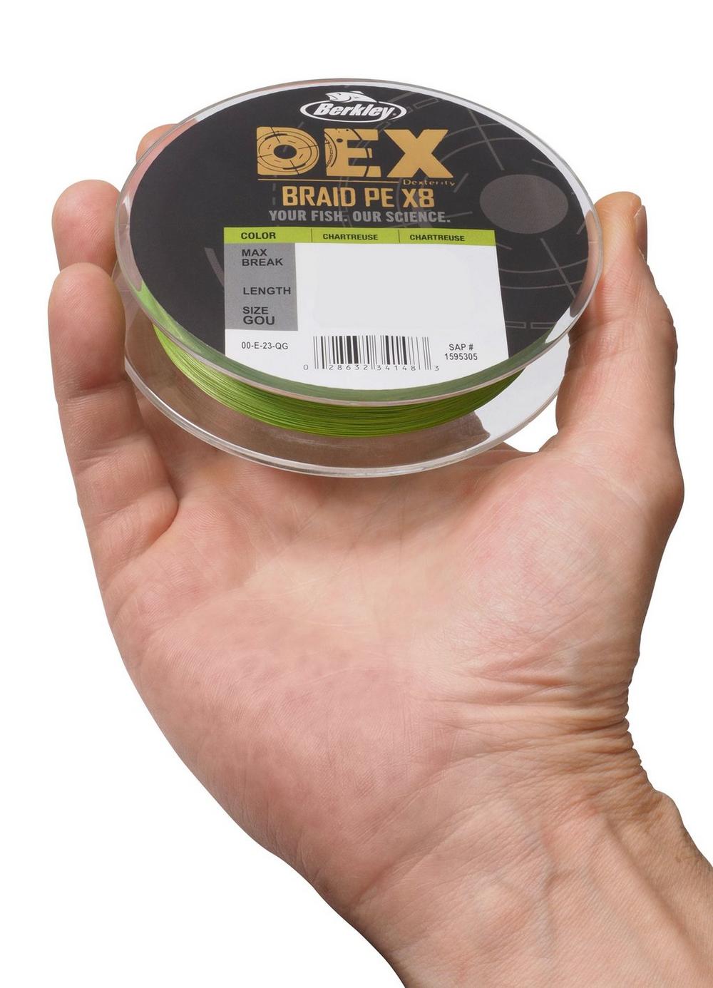 Berkley Dex X8 Pe Geflochtene Schnur Chartreuse (150m)