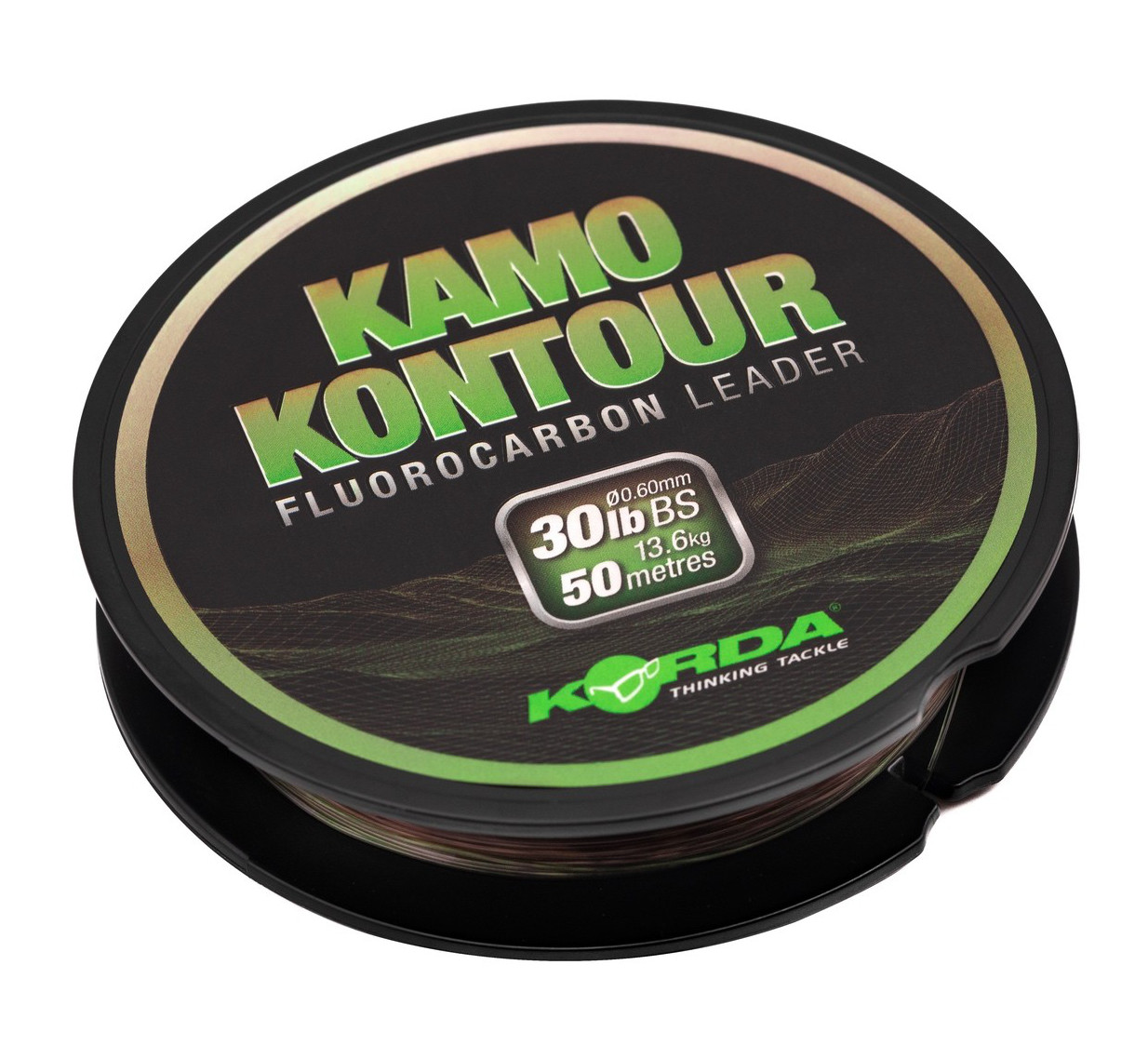 Korda Kamo Kontour Fluorocarbon Vorfachmaterial 0.60mm (50m)