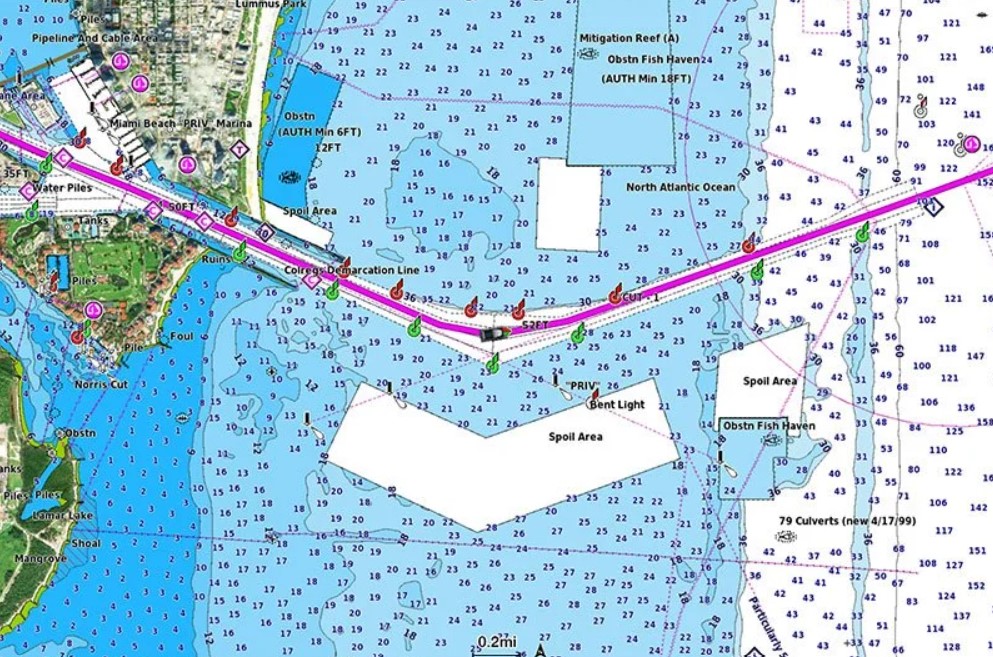 Navionics Vision+ Benelux und Westdeutschland Wasserkarte