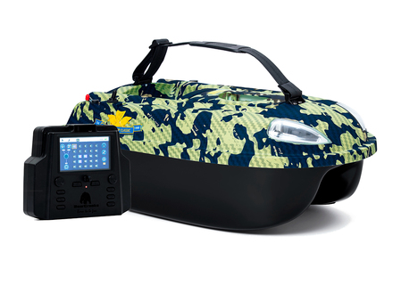 BearCreeks iPilot15 Futterboot Camo + GPS Autopilot