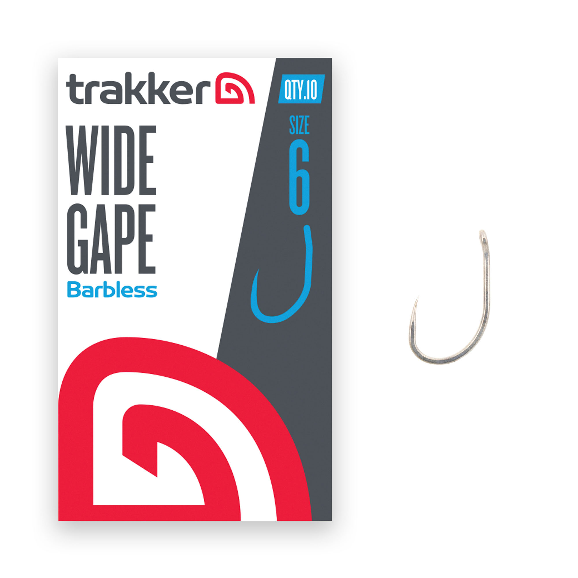 Trakker Wide Gape Haken Barbless (10 Stück)