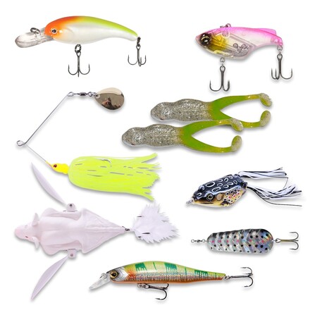 Spring Lure Pack Kunstköder Set (9pcs)