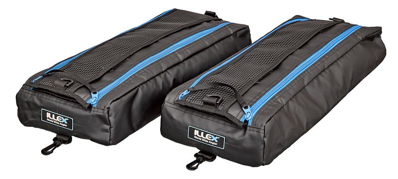 Illex Lateral Bags Belly Boat Taschen, 2 Stück! - Illex Barooder Lateral Bags