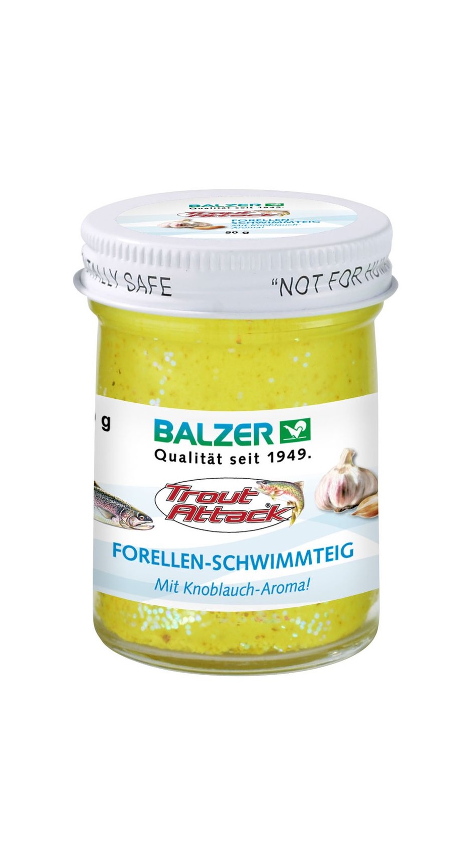 Balzer Trout Attack Garlic Trout Paste 50g - Yellow