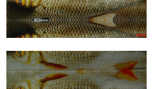 JigSkinz lure skin - Roach