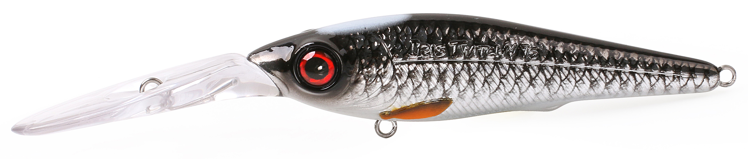 Spro Iris Twitchy DR HL 7.5cm Wobbler (9g) - Roach