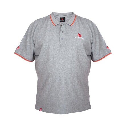 Nytro Light Marl Grey Polo Shirt