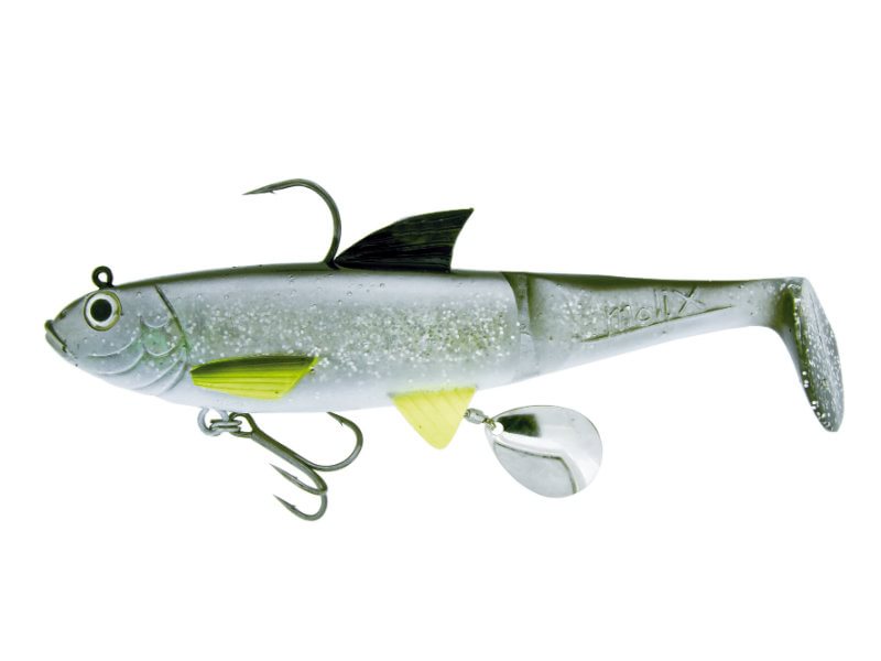 Molix Pike Shad 7,5"/19cm (2pcs) - Silver Minnow (picture of rigged version)