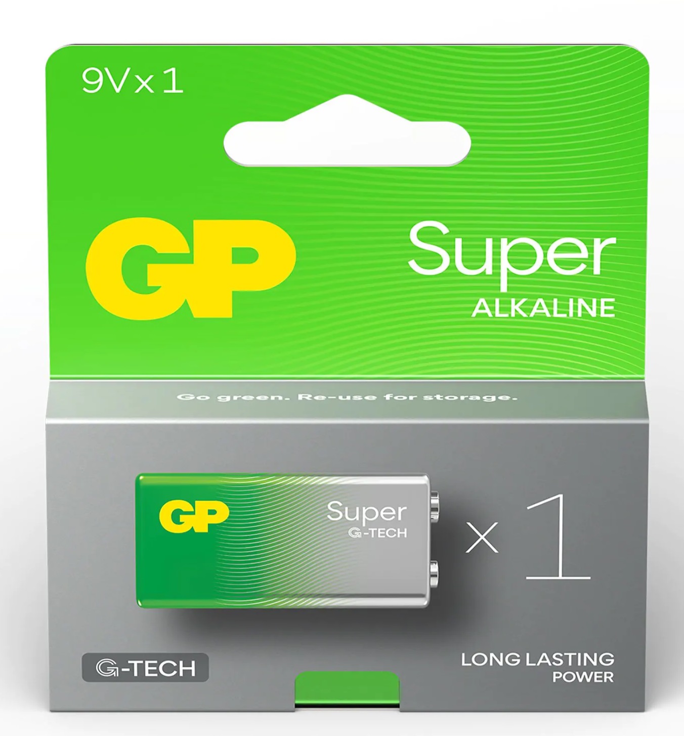 GP Alkaline Batterien - GP Super Alkaline 9V, 1 pc