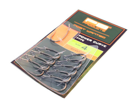 PB Products Power Curve Hook PTFE Barbed (10 Stück)