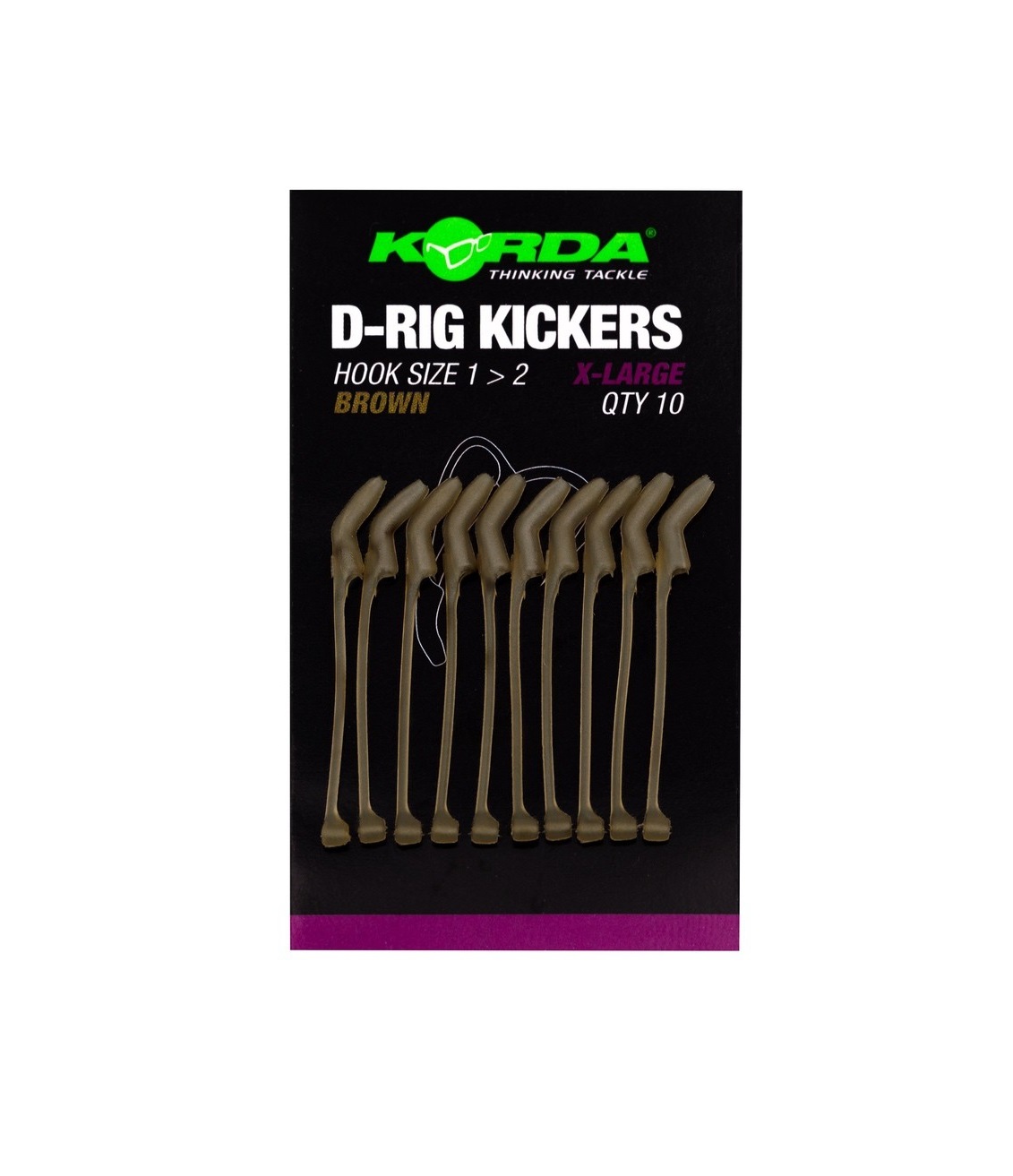 Korda Kickers D Rig Brown (10 Stück)