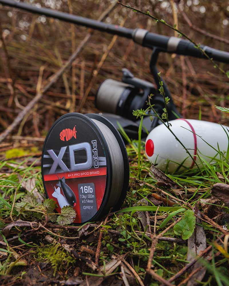 Fox Spomb XD Pro Braid Grey Geflochtene Schnur (300m)