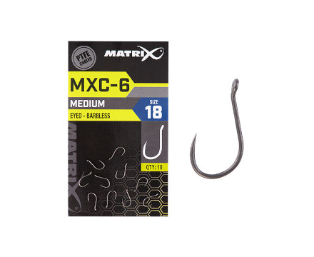 Matrix MXC-6 Barbless Eyed Weißfischhaken (10 Stück)