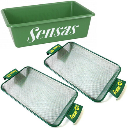 Sensas Bloodworm Tray + 2 Siebe