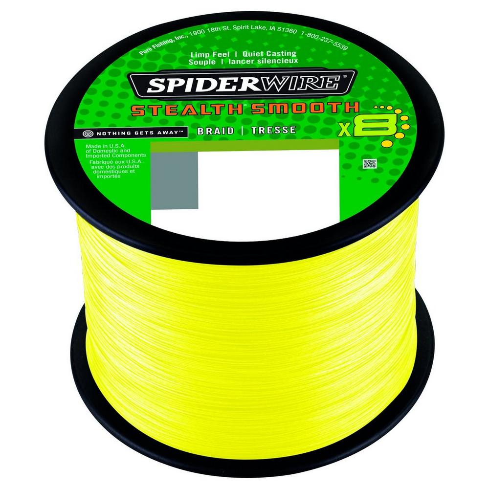 Spiderwire Stealth Smooth 8 Hi-Vis Yellow Geflochtene Schnur (2000m)