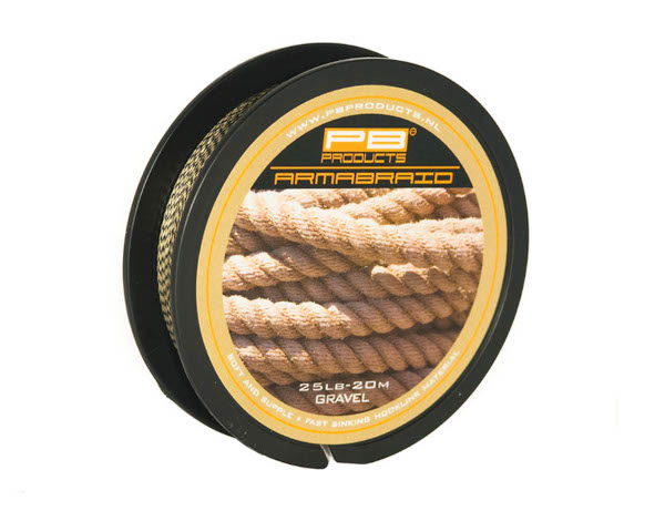 PB Products Armabraid Vorfachmaterial 20m (15lb) - Gravel