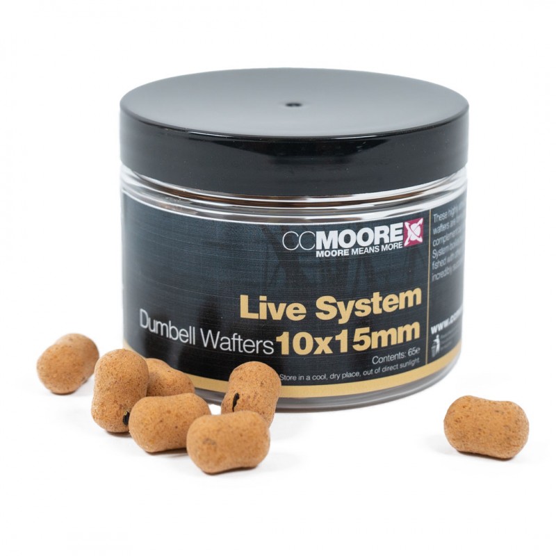 CC Moore Live System Dumbell Wafters 10x15mm (65g)