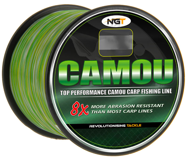 JRC Cocoon Carp Set mit Ruten, Rollen und Zubehör! - NGT Camouflage Schnur