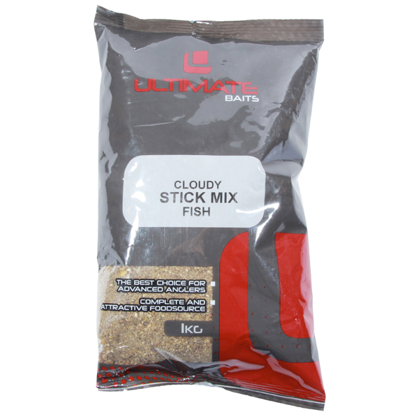 Carp Tacklebox, randvoll mit Karpfenmaterial - Ultimate Baits Cloudy Stick Mix Fish 1kg