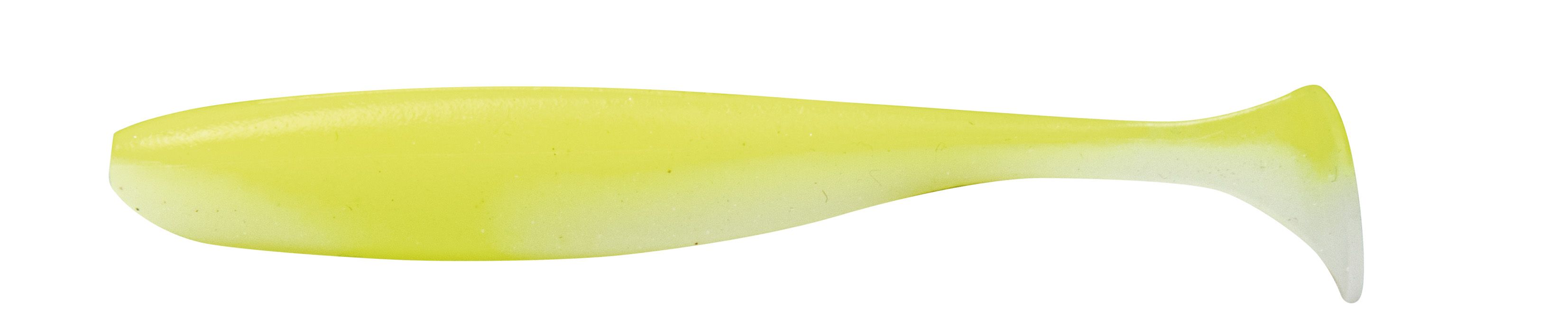 Keitech Easy Shiner Shad 2 inch (5cm) (10 Stück) - S14-White Chartreuse