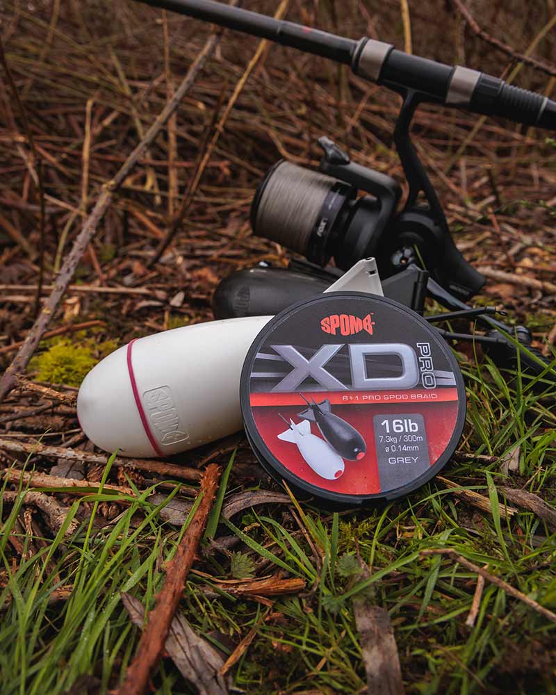 Fox Spomb XD Pro Braid Grey Geflochtene Schnur (300m)