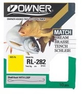 Owner RL282 MatchSchle Weissfisch Hakenvorfach (10 Stück) (70cm)