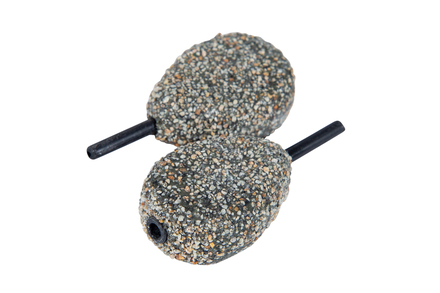 Ultimate Flat Pear Inline Dark Gravel Karpfenblei (2 st)