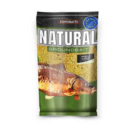 Sonubaits Natural Vanilla & Hemp Groundbait (1kg)