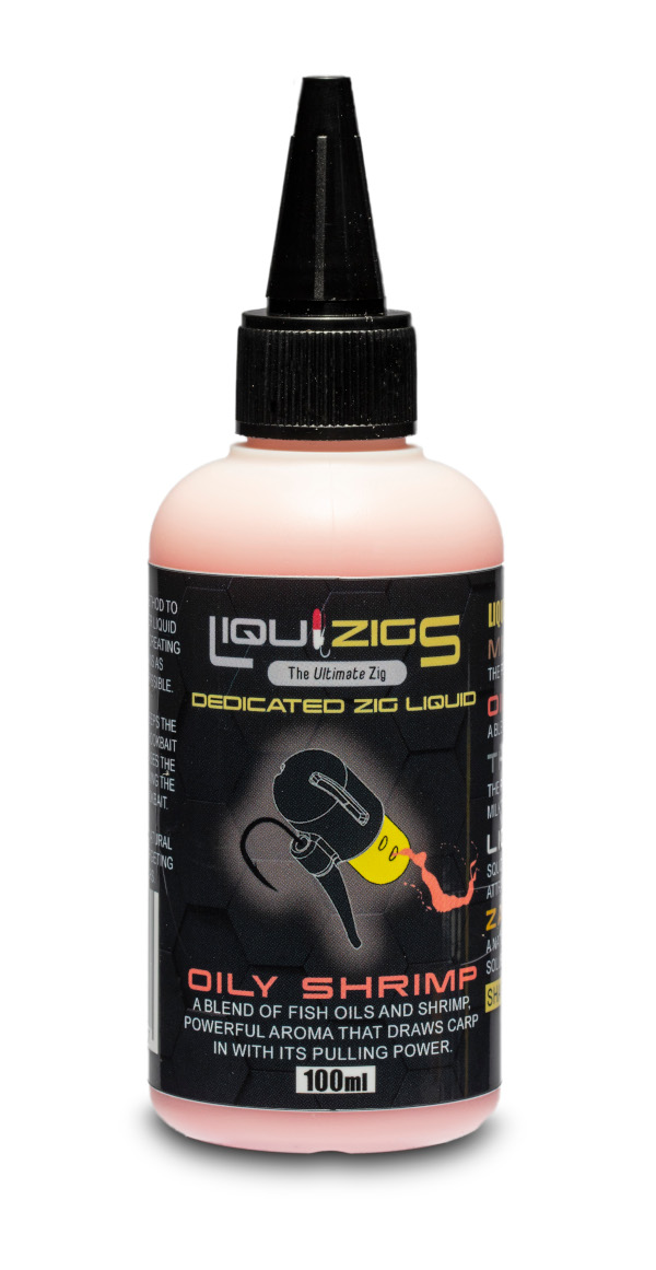 Liquirigs Dedicated Zig Liquid (100ml) - Oily Shrimp